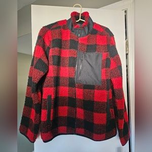 Men's Buffalo Plaid Light Jacket,  size Small
